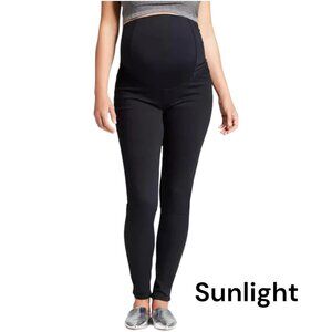 Isabel Maternity SZ Large Black Over Belly Panel Skinny Jeans Stretch